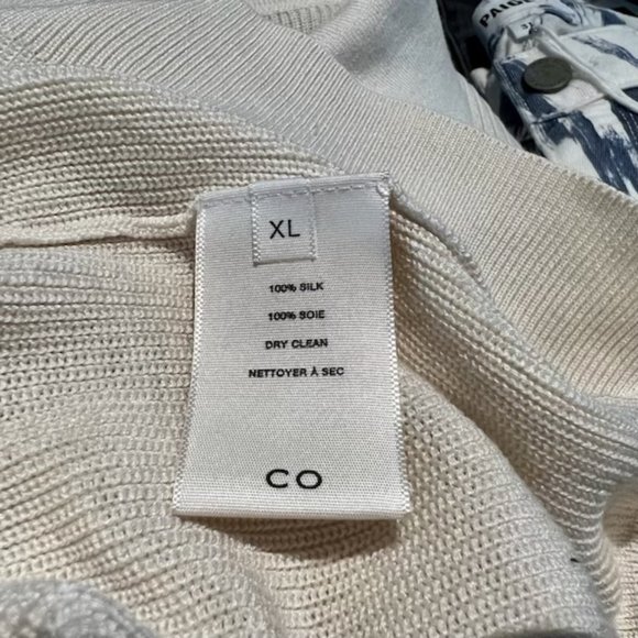 CO Collection, Ltd. Ivory Silk Sweater - Picture 3 of 4